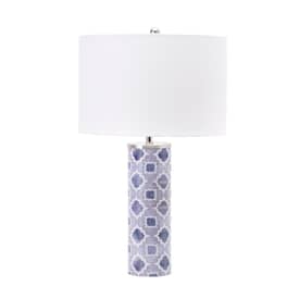 Blue 22-inch Iron Column Table Lamp swatch