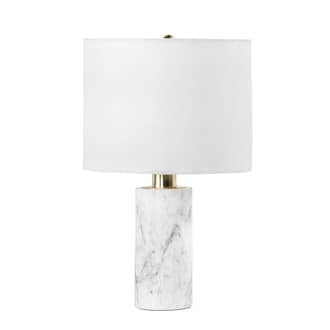 20-inch Marble Cylinder Table Lamp primary image