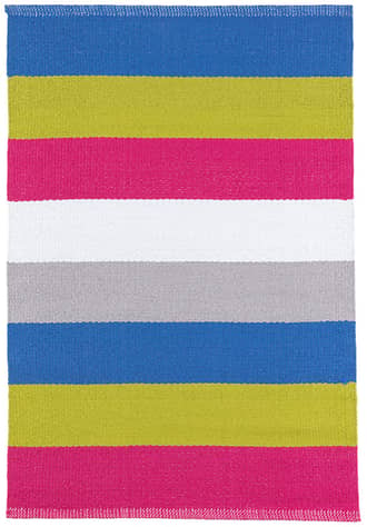 Multicolor 10' x 14' Jules Stripe Handwoven Indoor/Outdoor Rug swatch