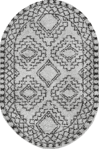 8' x 10' Moroccan Tasseled Rug primary image