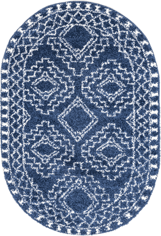 8' x 10' Moroccan Tasseled Rug primary image