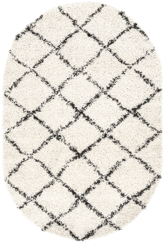 8' x 10' Moroccan Lattice Tassel Rug primary image