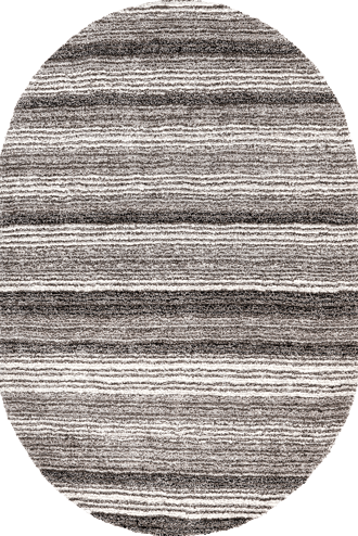8' x 10' Striped Shaggy Rug primary image