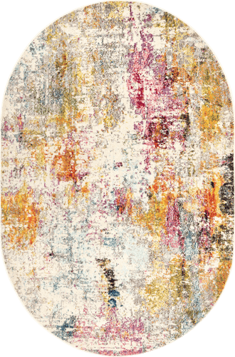 5' x 8' Clouded Impressionism Rug primary image