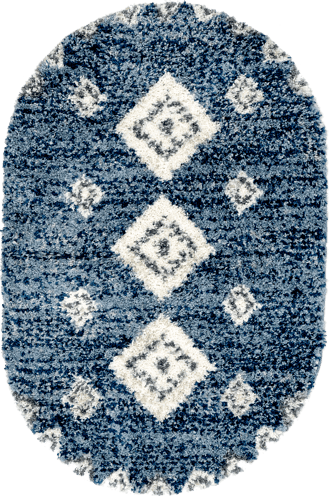 4' x 6' Diamond Totem Shag With Tassels Rug primary image