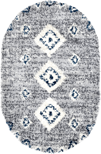 Diamond Totem Shag With Tassels Rug primary image