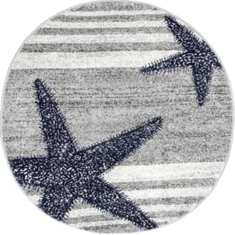 4' Starfish And Stripes Rug primary image