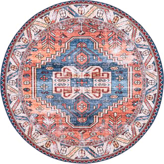 8' Oriental Medallion Washable Rug primary image