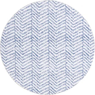 8' Reverse Herringbone Washable Rug primary image