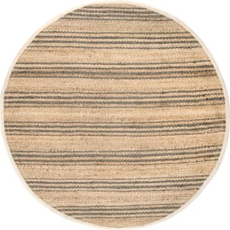 6' Sycamore Striped Jute Rug primary image