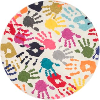5' Handprint Collage Rug primary image