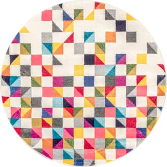 5' Triangle Mosaic Rug primary image