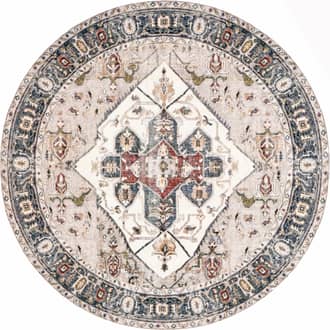 8' Crystalline Medallion Washable Rug primary image