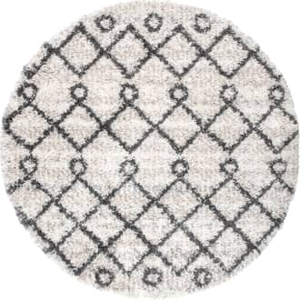 5' Diamond Moroccan Shag With Tassels Rug primary image