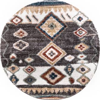 Moroccan Diamond Shag With Tassels Rug primary image