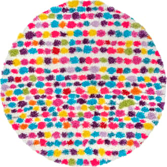 5' 3" Kids Dotted Striped Shag Rug primary image