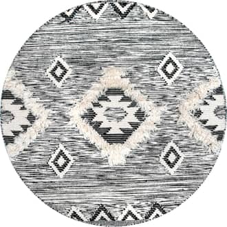 8' Shaggy Moroccan Lattice Fringe Rug primary image