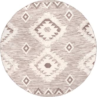 Shaggy Moroccan Lattice Fringe Rug primary image