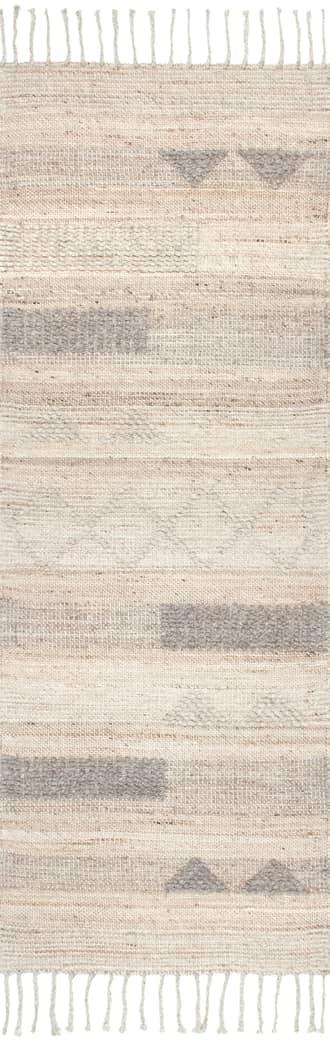 Modern Striped Wool Rug primary image