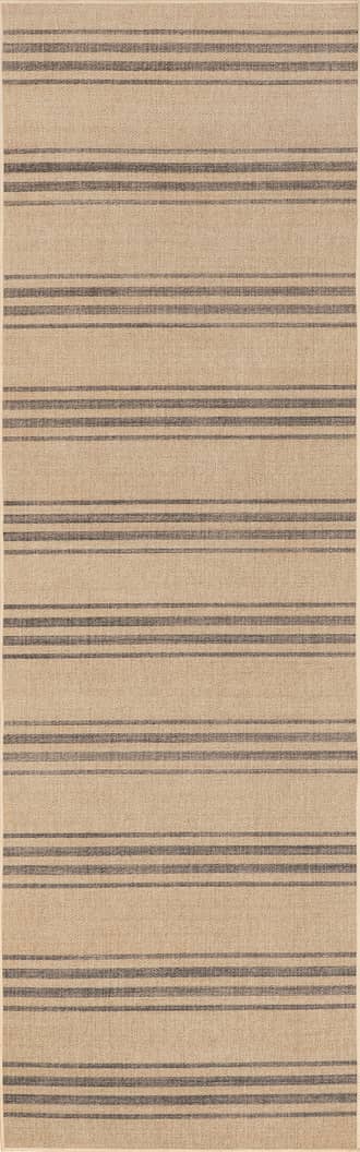 2' 6" x 8' Taproot Easy-Jute Washable Striped Rug primary image