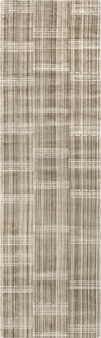 2' x 8' Lindy Striped Washable Indoor/Outdoor Rug primary image