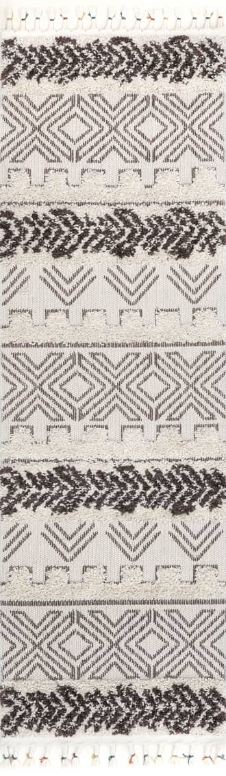 2' 6" x 6' Banded Shag Rug primary image