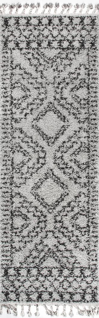 2' 6" x 16' Moroccan Tasseled Rug primary image