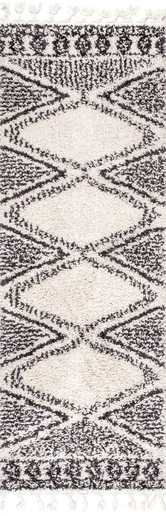 Diamond Lattice Tassel Rug primary image