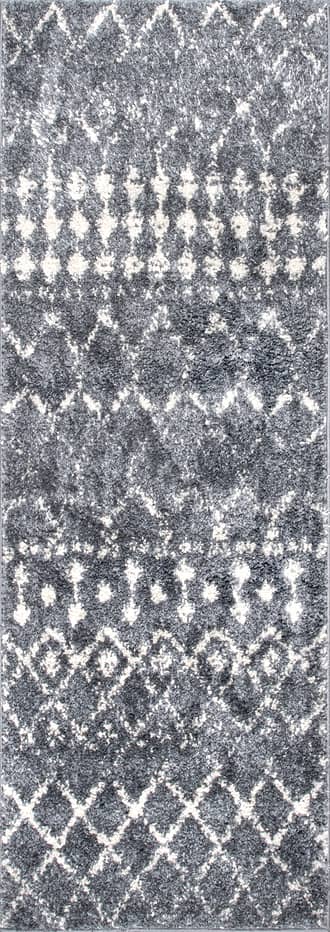 2' 6" x 6' Moroccan Trellis Soft Shag Rug primary image