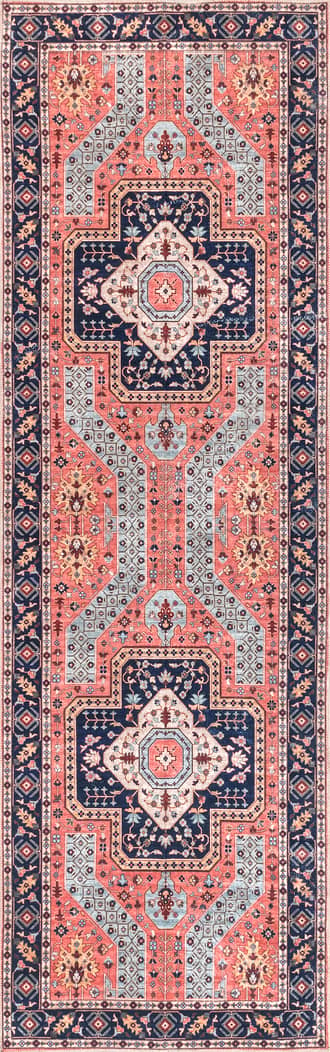 2' 6" x 8' Floral Grace Washable Rug primary image