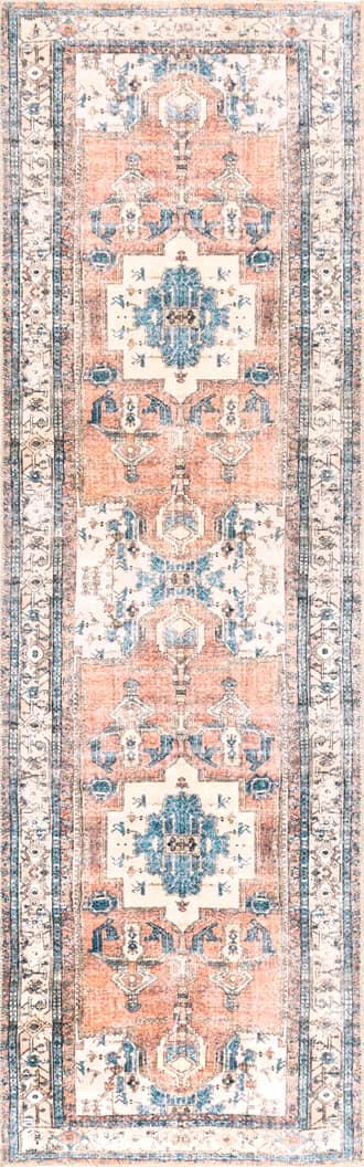 2' 6" x 10' Fading Oriental Washable Rug primary image
