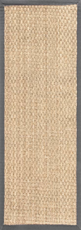2' 6" x 6' Checker Weave Seagrass Rug primary image