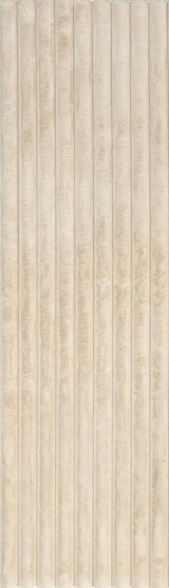 2' 6" x 10' Kris Striped Plush Cloud Washable Rug primary image