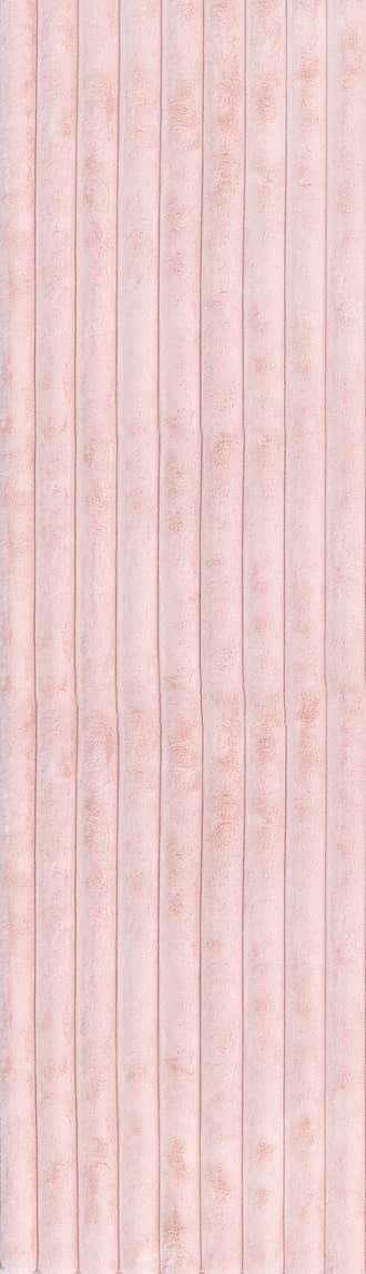 2' 6" x 8' Kris Washable Striped Faux Rabbit Rug primary image