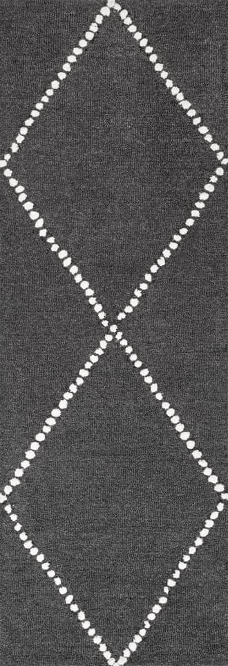 Dotted Diamond Trellis Nursery Rug primary image