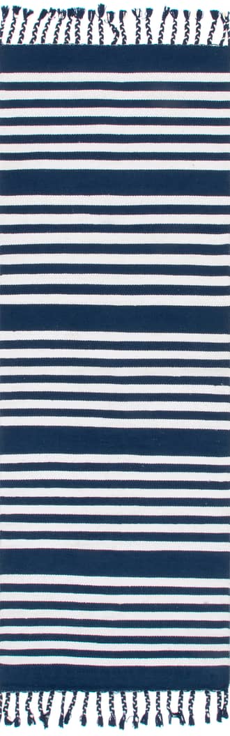 2' x 6' Flatwoven Pinstripes with Tassels Rug primary image