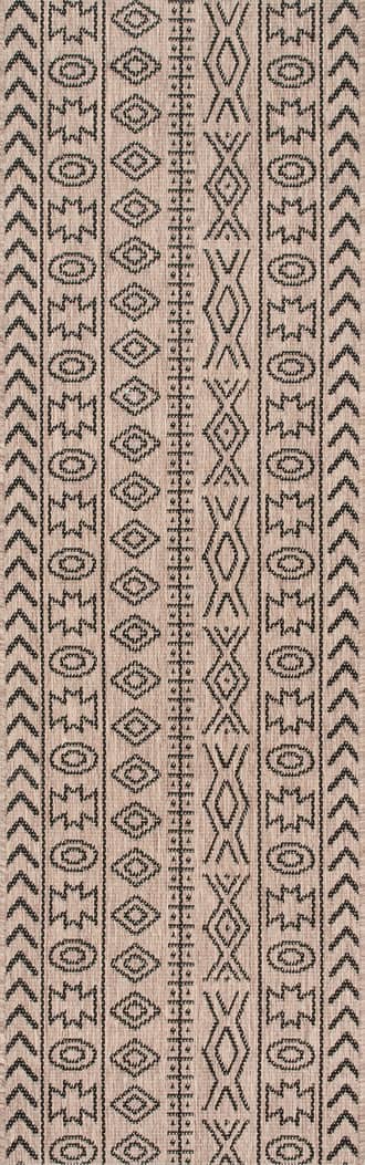 2' x 8' Striped Tribal Indoor/Outdoor Rug primary image