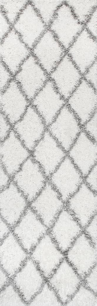 2' 6" x 6' Easy Shag Lattice Rug primary image
