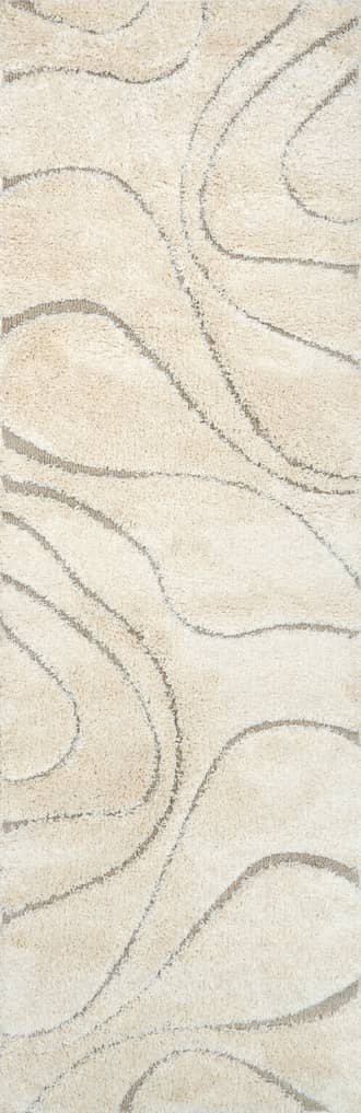 2' 6" x 10' Shaggy Curves Rug primary image