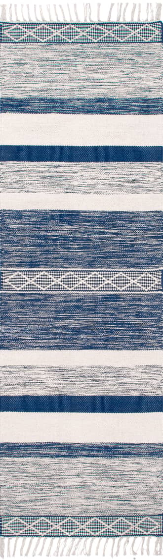 2' x 8' Shaded Striped Fringe Rug primary image