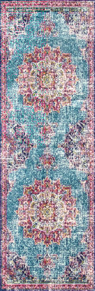 2' 8" x 8' Sunny Wildflower Medallion Rug primary image