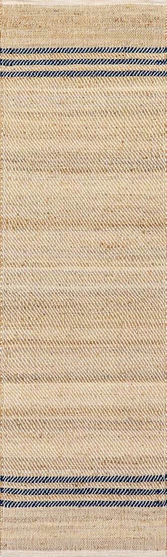 2' x 8' Meadow Striped Jute Flatweave Rug primary image