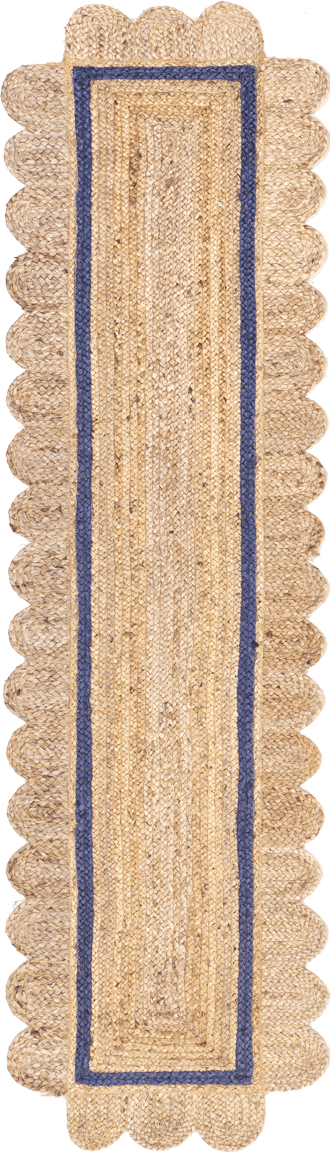 2' x 8' Anna Scalloped Jute Rug primary image
