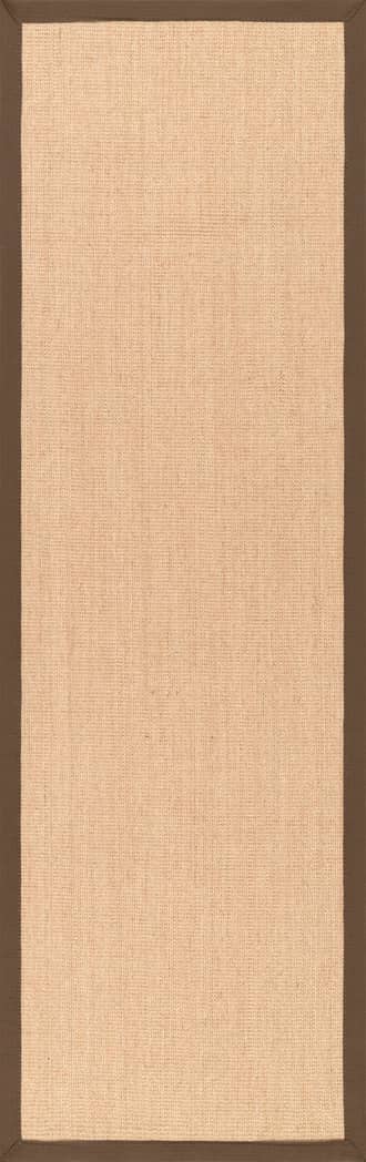 2' 6" x 18' Sisal Border Rug primary image