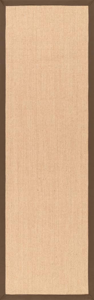 2' 6" x 12' Sisal Border Rug primary image